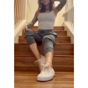 VANS Authentic Weave Leather Shoes Women’s Size 8